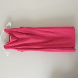Hot pink sheath dress